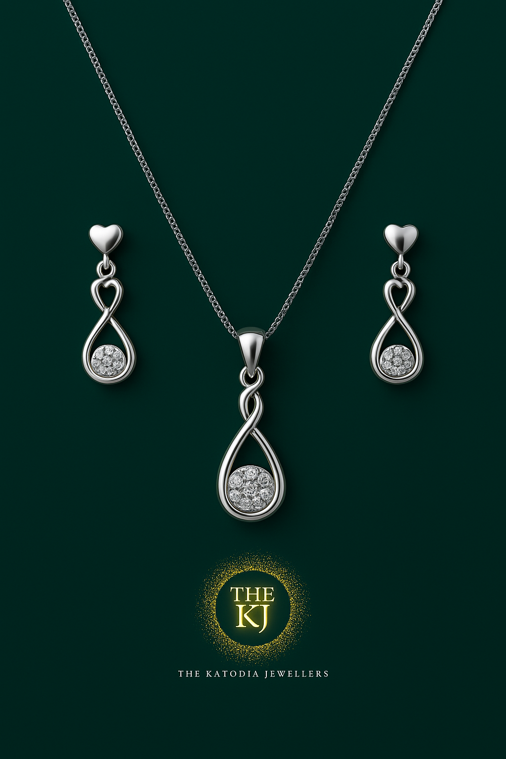 Necklace with Earrings (Pendant set)
